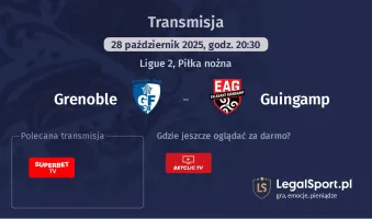 Grenoble - Guingamp gdzie oglądać?