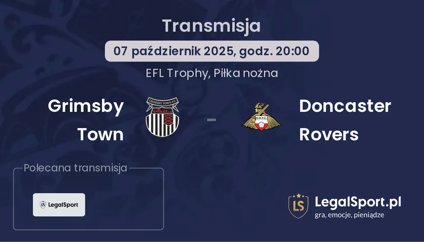 Grimsby Town - Doncaster Rovers gdzie oglądać?