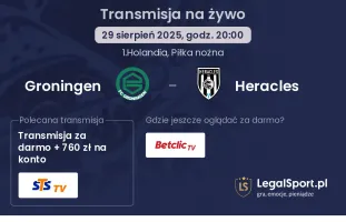 Groningen - Heracles gdzie oglądać?