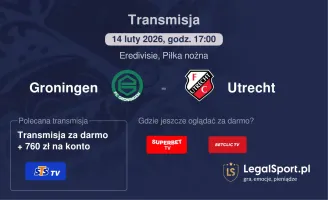 Groningen - Utrecht gdzie oglądać? (14.02)