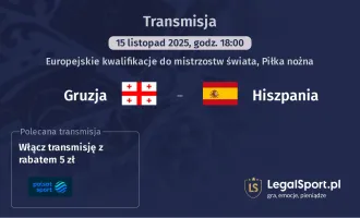 Gruzja - Hiszpania gdzie oglądać? (15.11)