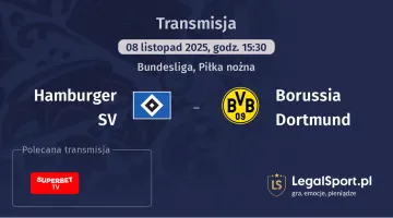 Hamburger SV - Borussia Dortmund gdzie oglądać? (08.11)