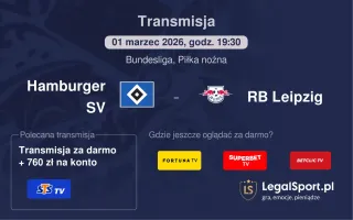 Hamburger SV - RB Leipzig gdzie oglądać? (01.03)