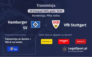 Hamburger SV - VfB Stuttgart gdzie oglądać? (30.11)