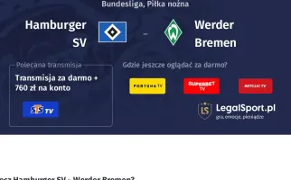 Hamburger SV - Werder Bremen gdzie oglądać? (07.12)