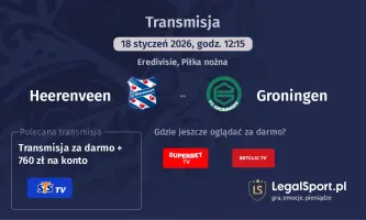 Heerenveen - Groningen gdzie oglądać? (18.01)