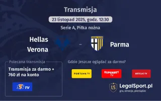 Hellas Verona - Parma gdzie oglądać? (23.11)