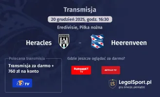 Heracles - Heerenveen gdzie oglądać? (20.12)