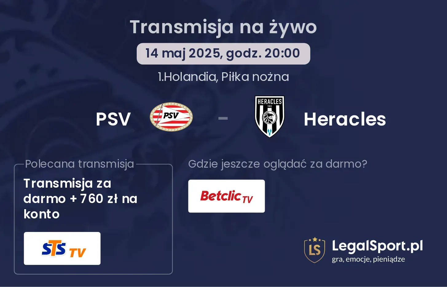 PSV - Heracles gdzie oglądać?