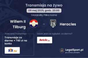 Willem II Tilburg - Heracles gdzie oglądać?