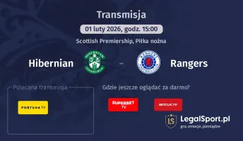 Hibernian - Rangers gdzie oglądać? (01.02)