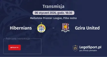 Hibernians - Gzira United gdzie oglądać (06.01.2026)