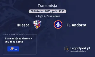 Huesca - FC Andorra gdzie oglądać? (08.11)