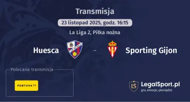 Huesca - Sporting Gijon gdzie oglądać? (23.11)
