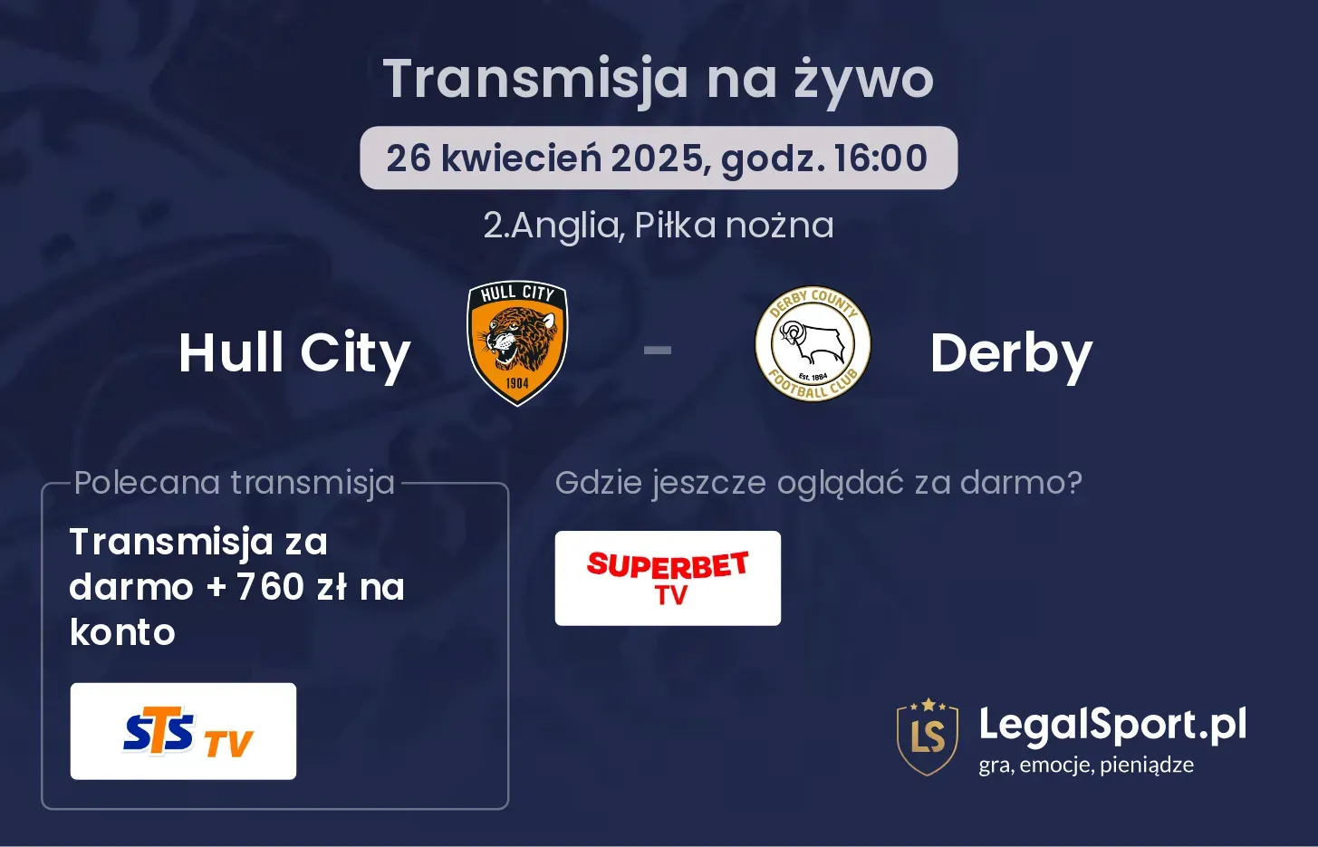 Hull City - Derby gdzie oglądać transmisję?