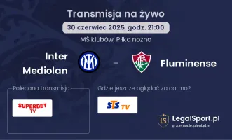 Inter Mediolan - Fluminense gdzie oglądać?