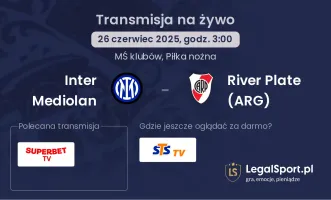 Inter Mediolan - River Plate (ARG) gdzie oglądać?