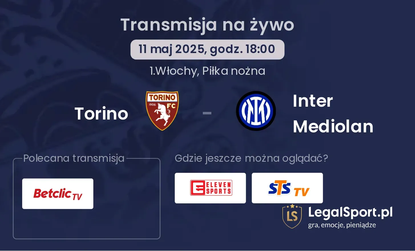 Torino - Inter Mediolan gdzie oglądać?