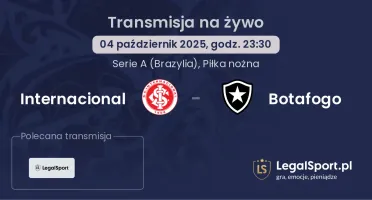 Internacional - Botafogo gdzie oglądać?