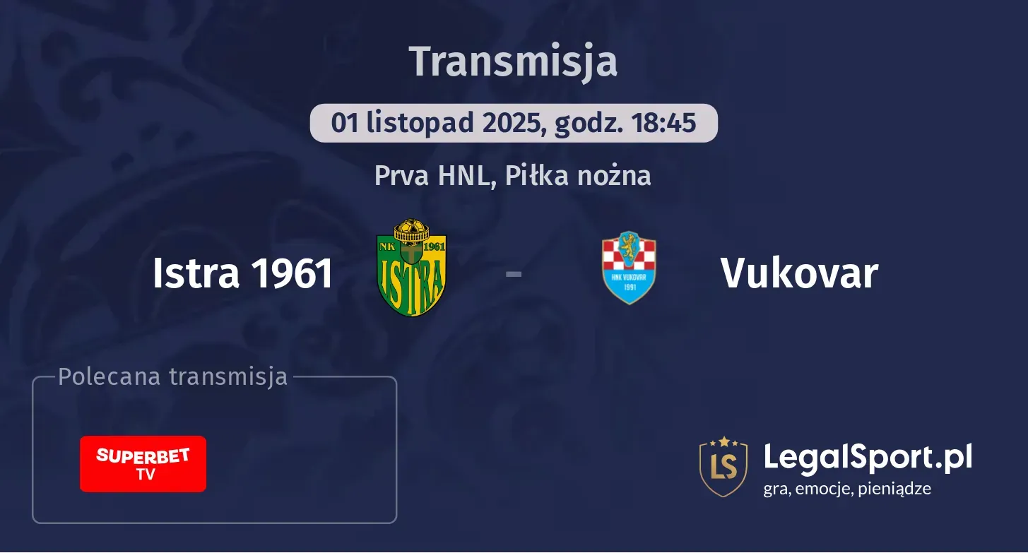 Istra 1961 - Vukovar Transmisje