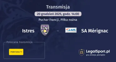 Istres - SA Mérignac gdzie oglądać? (20.12)