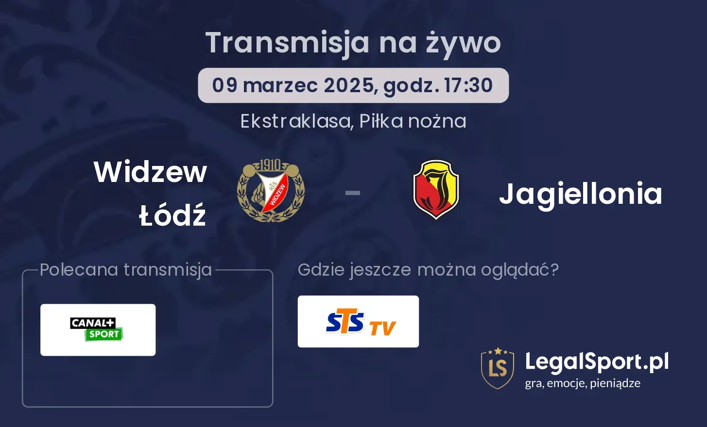 Widzew Łódź - Jagiellonia gdzie oglądać?