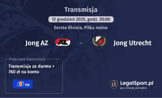 Jong AZ - Jong Utrecht gdzie oglądać? (12.12)