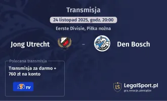 Jong Utrecht - Den Bosch gdzie oglądać? (24.11)