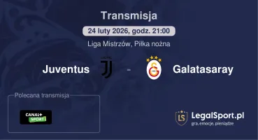 Juventus - Galatasaray gdzie oglądać (24.02.2026)