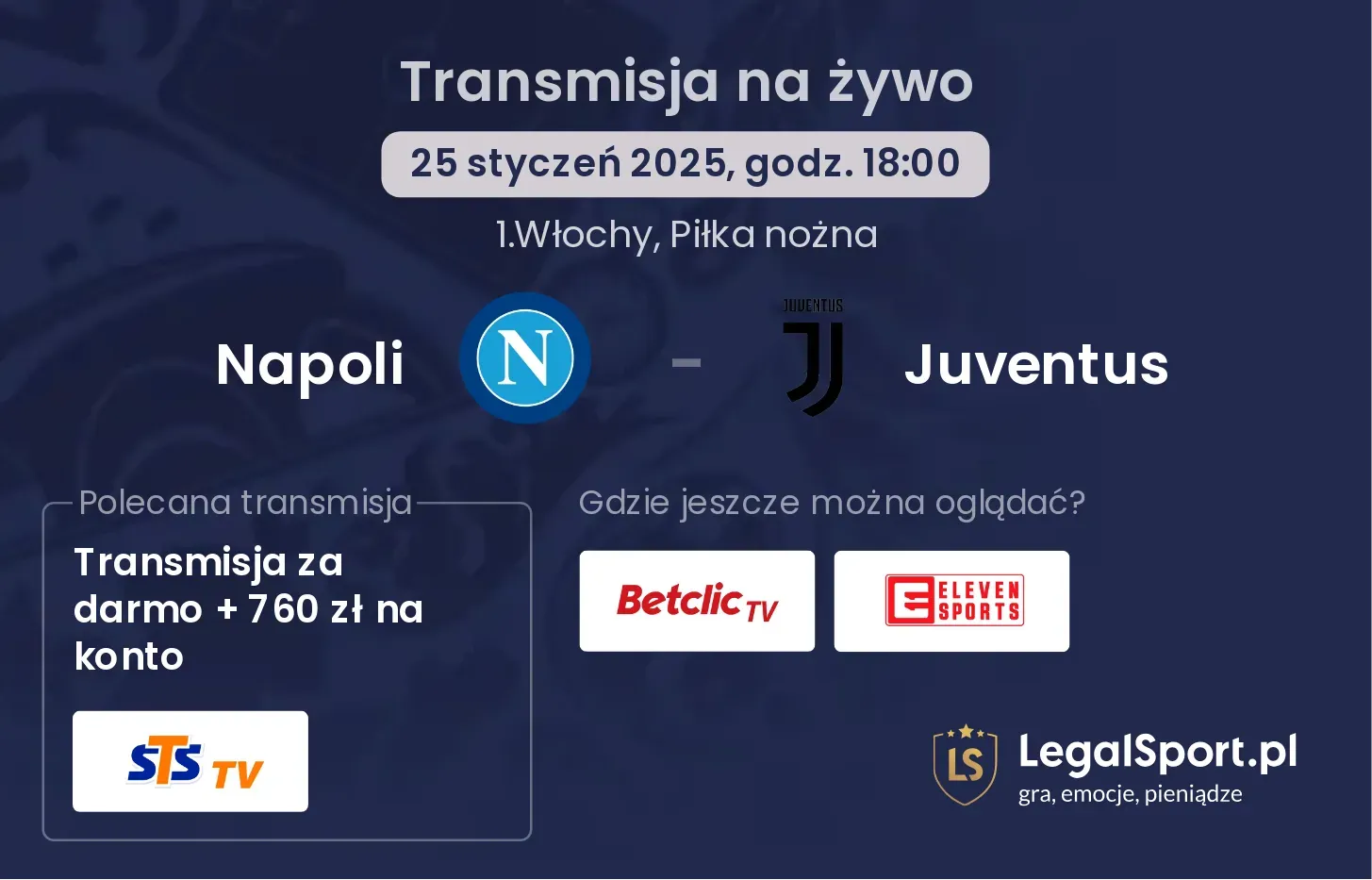 Napoli - Juventus gdzie oglądać?