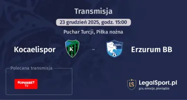 Kocaelispor - Erzurum BB gdzie oglądać? (23.12)