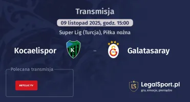 Kocaelispor - Galatasaray gdzie oglądać? (09.11)