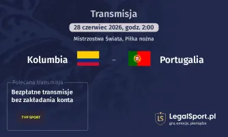 Kolumbia - Portugalia gdzie oglądać? (28.06)