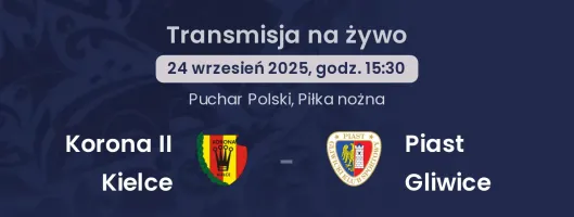 Korona II Kielce - Piast Gliwice gdzie oglądać?