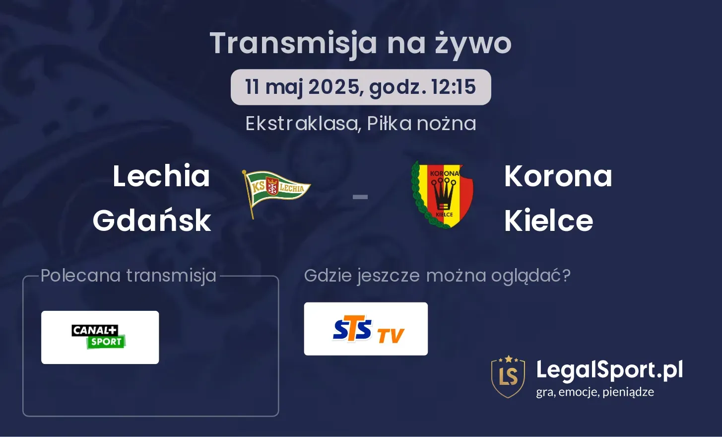 Korona Kielce - Lechia Gdańsk gdzie oglądać? 09.11, godz. 12:15