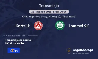 Kortrijk - Lommel SK gdzie oglądać? (22.11)