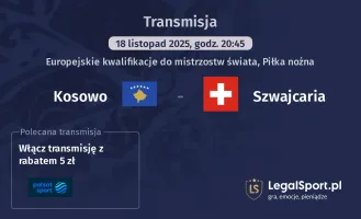 Kosowo - Szwajcaria gdzie oglądać? (18.11)