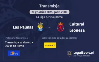 Las Palmas - Cultural Leonesa gdzie oglądać? (20.12)