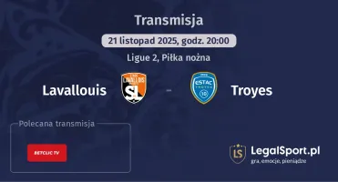 Lavallouis - Troyes gdzie oglądać? (21.11)