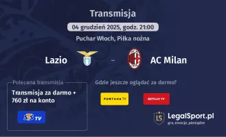 Lazio - AC Milan gdzie oglądać? (04.12)