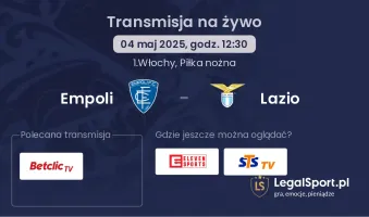 Empoli - Lazio gdzie oglądać?