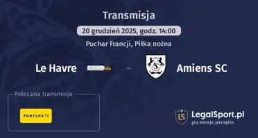Le Havre - Amiens SC gdzie oglądać? (20.12)