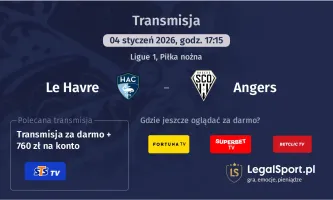 Le Havre - Angers gdzie oglądać? (04.01)