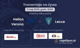 Hellas Verona - Lecce gdzie oglądać?