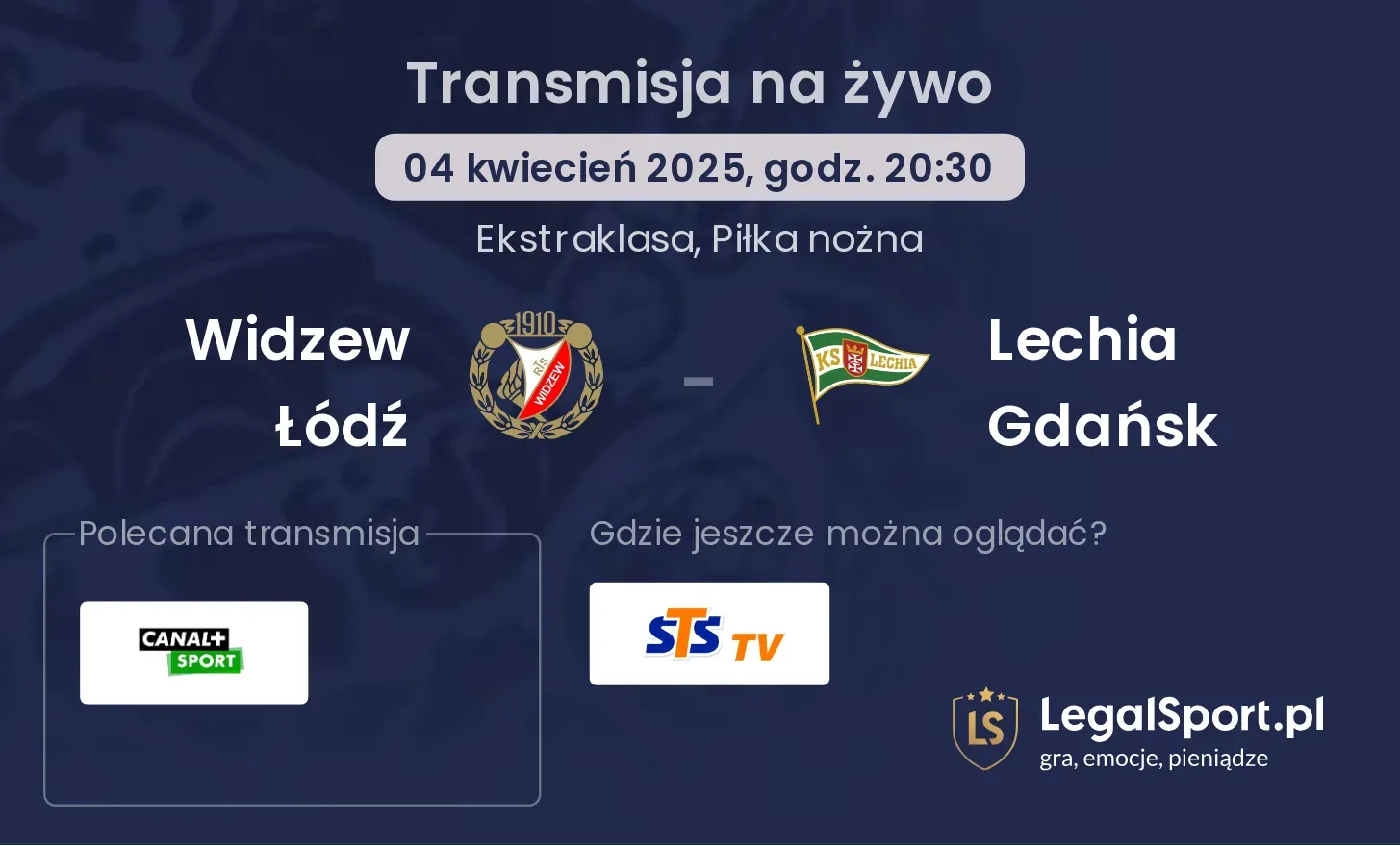 Widzew Łódź - Lechia Gdańsk gdzie oglądać?