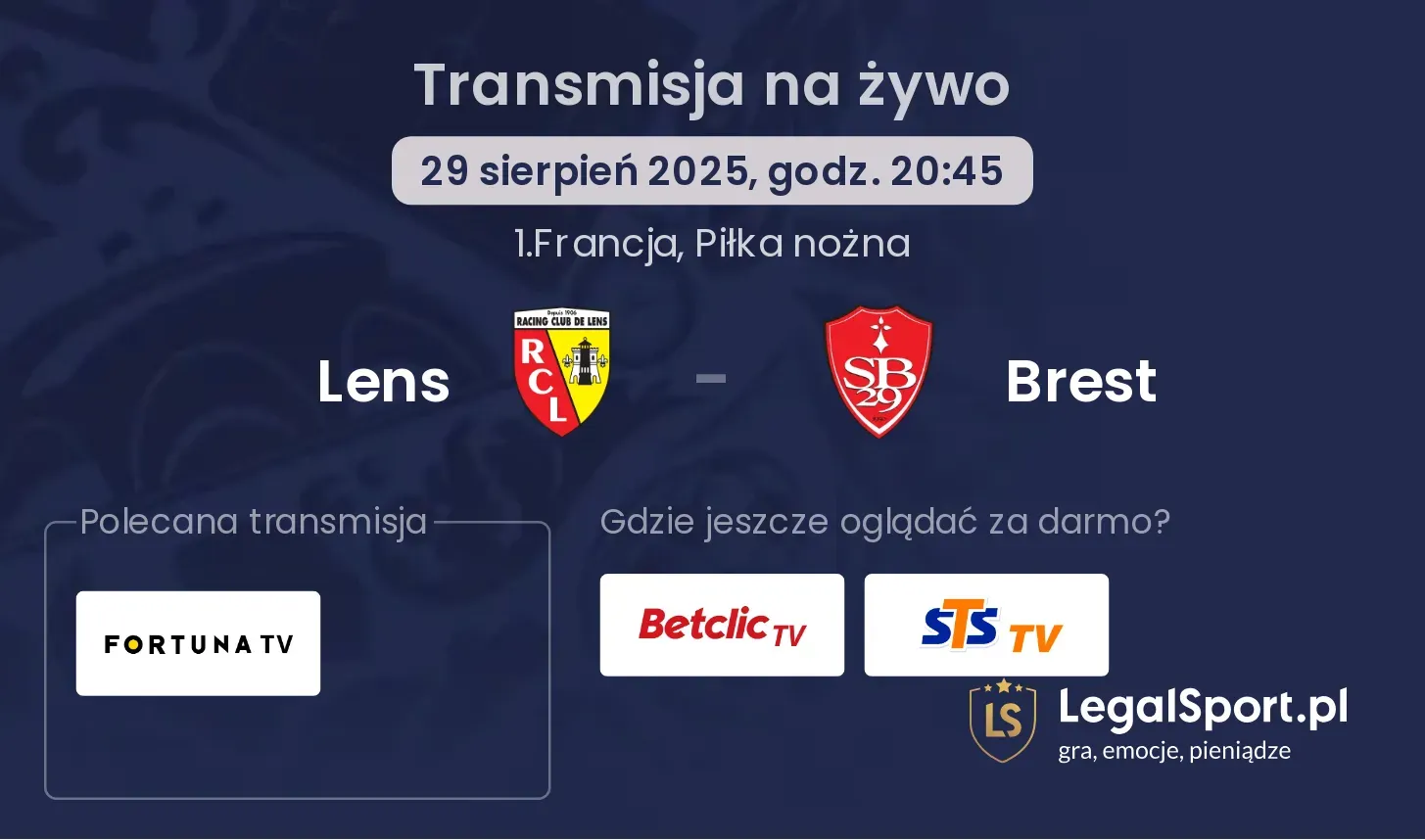 Lens - Brest transmisja na żywo