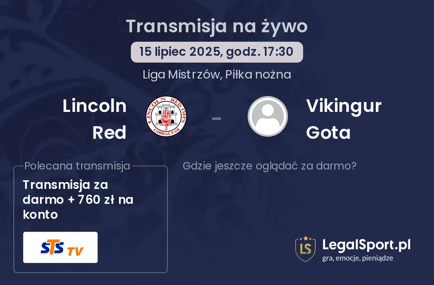 Lincoln Red - Vikingur Gota gdzie oglądać?