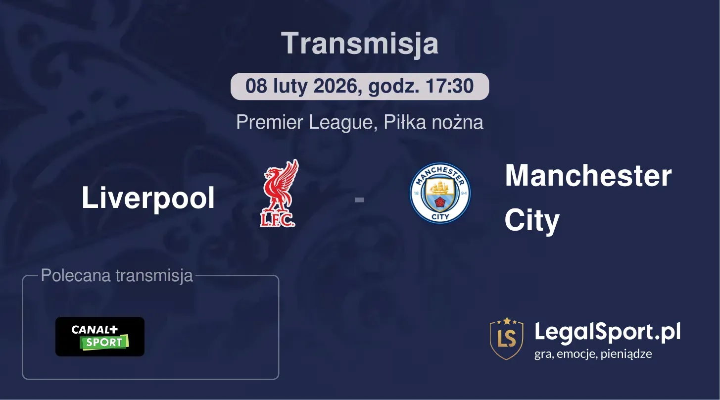 Liverpool - Manchester City Transmisje