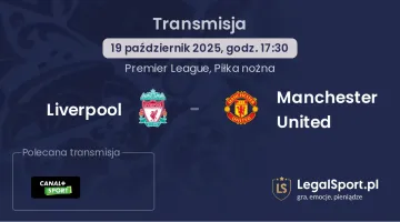 Liverpool - Manchester United gdzie oglądać?