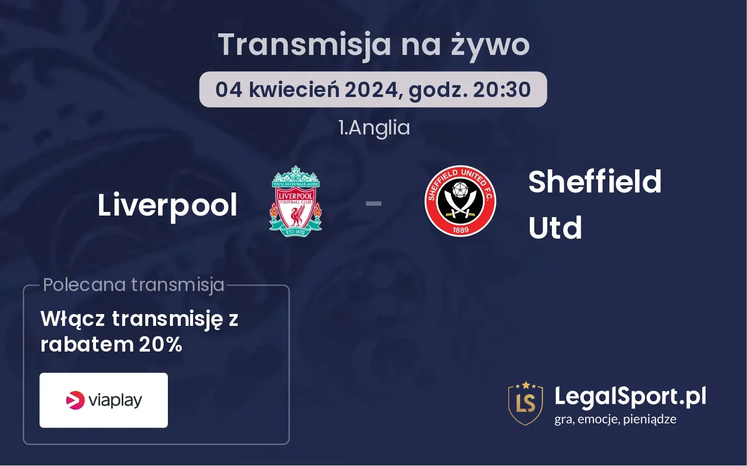 Liverpool - Sheffield Utd transmisja na żywo